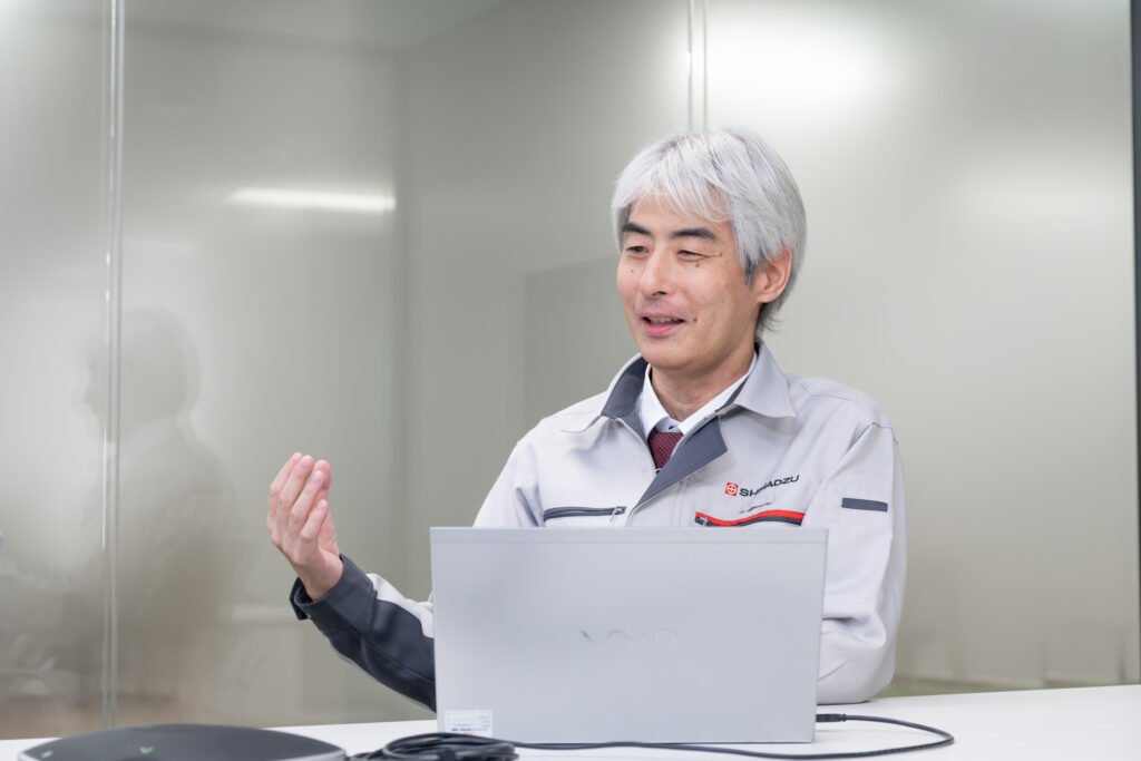 インタビュー風景