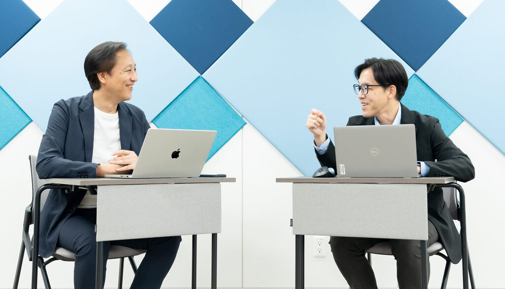 インタビュー風景