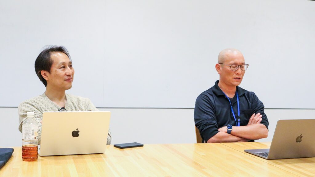 インタビュー風景